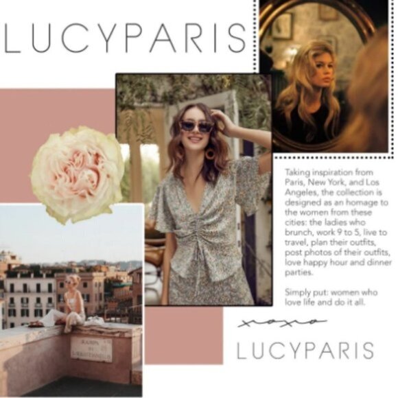 Lucy Paris Satin Ruffle Wrap Mini Dress L - Picture 3 of 5